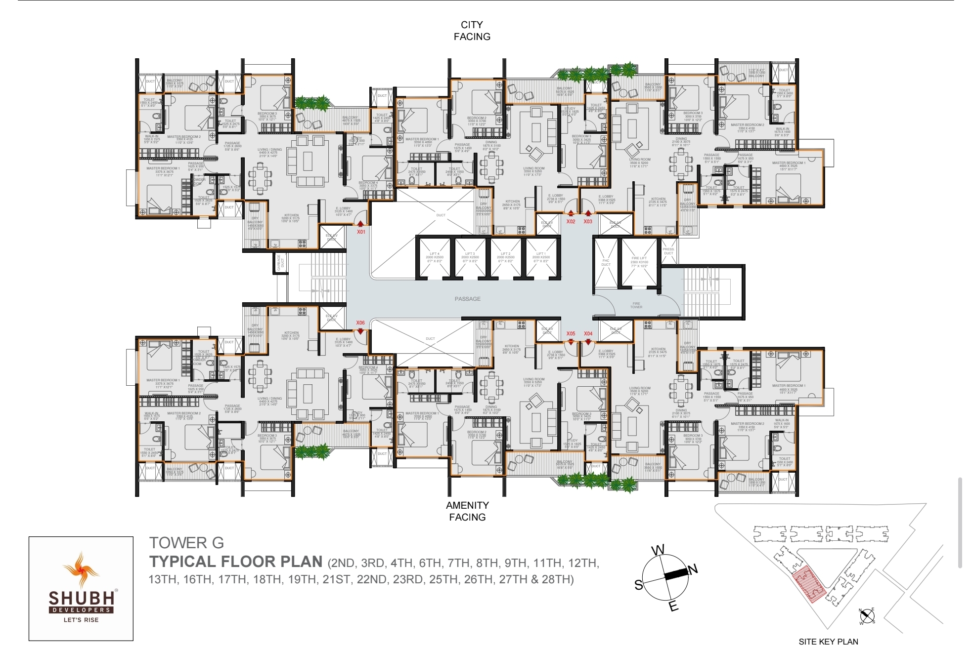 SHUBH VEDA commercial floor plan